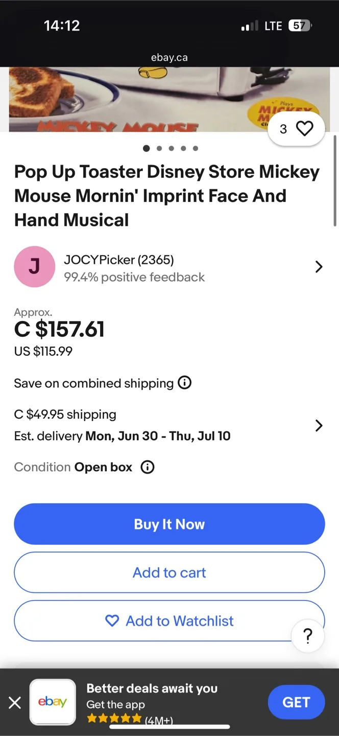 *New* Mickey Mouse Toaster 🥕 image indicator(8)