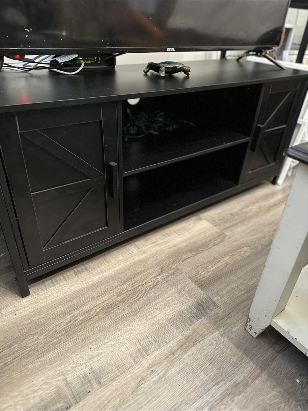 Black TV Stand