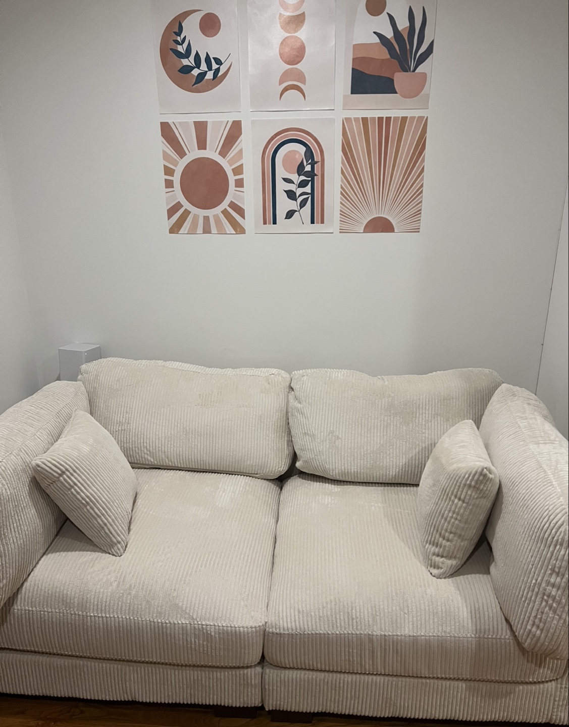 Corduroy Loveseat 80” - photo 2