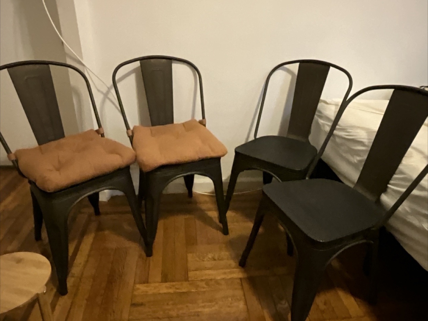 Set of 4 Metal Chairs