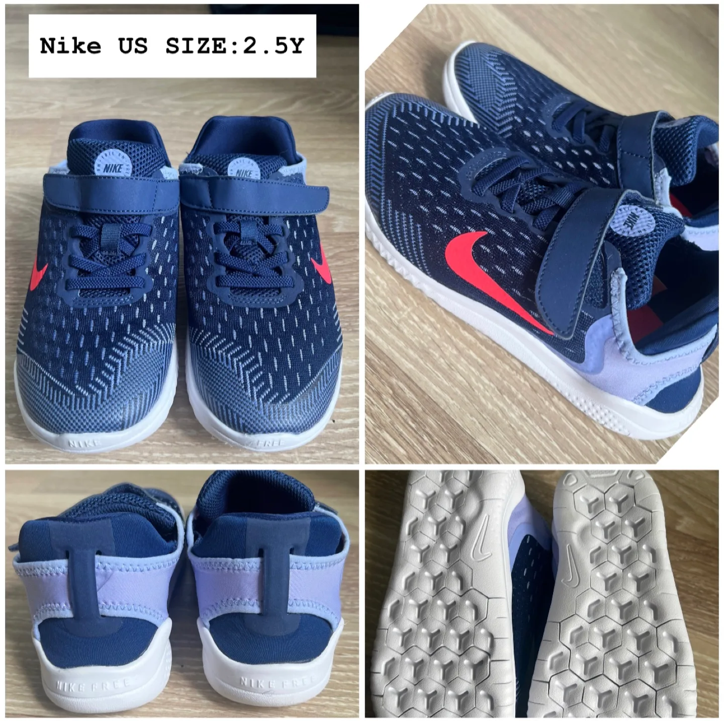 Nike US Size 2.5Y Sneakers thumbnail