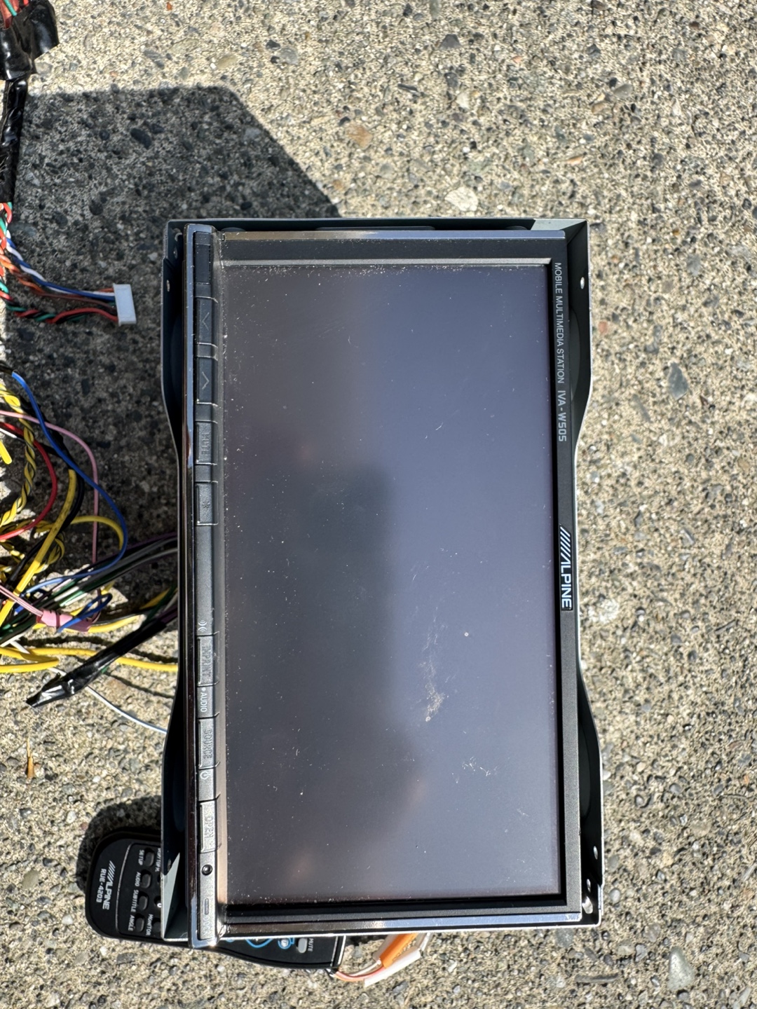 Apline IVA-W505 double din DVD player