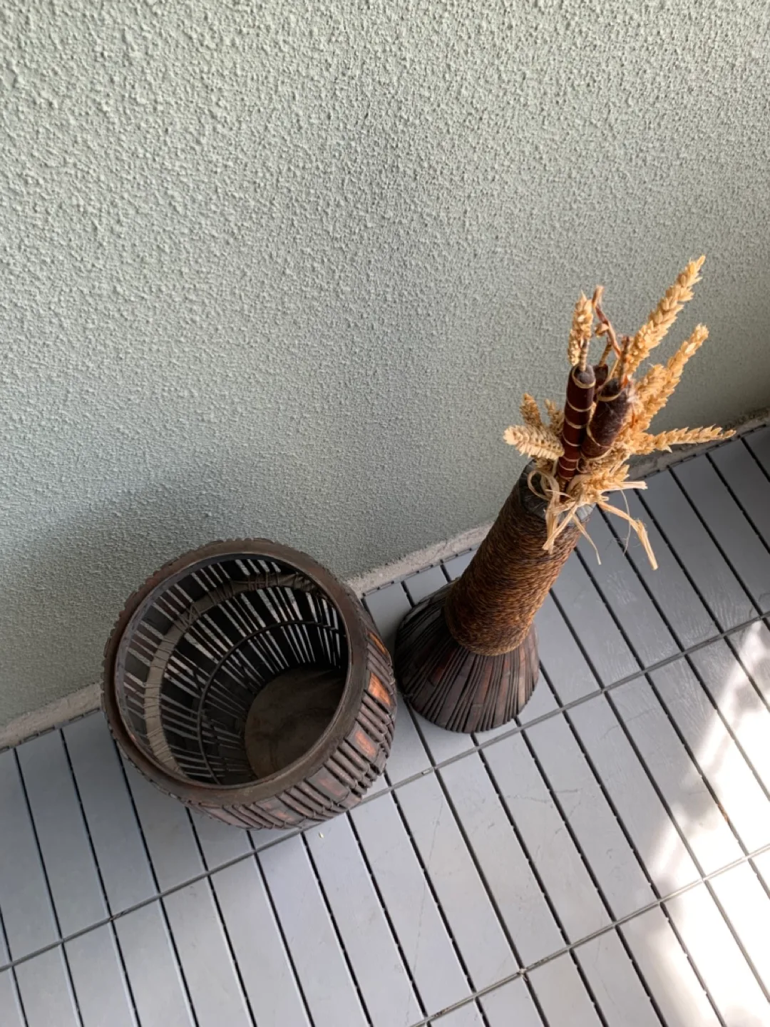 Woven Bamboo Floor Decor — 66 inches (5’5”) tall image indicator(3)