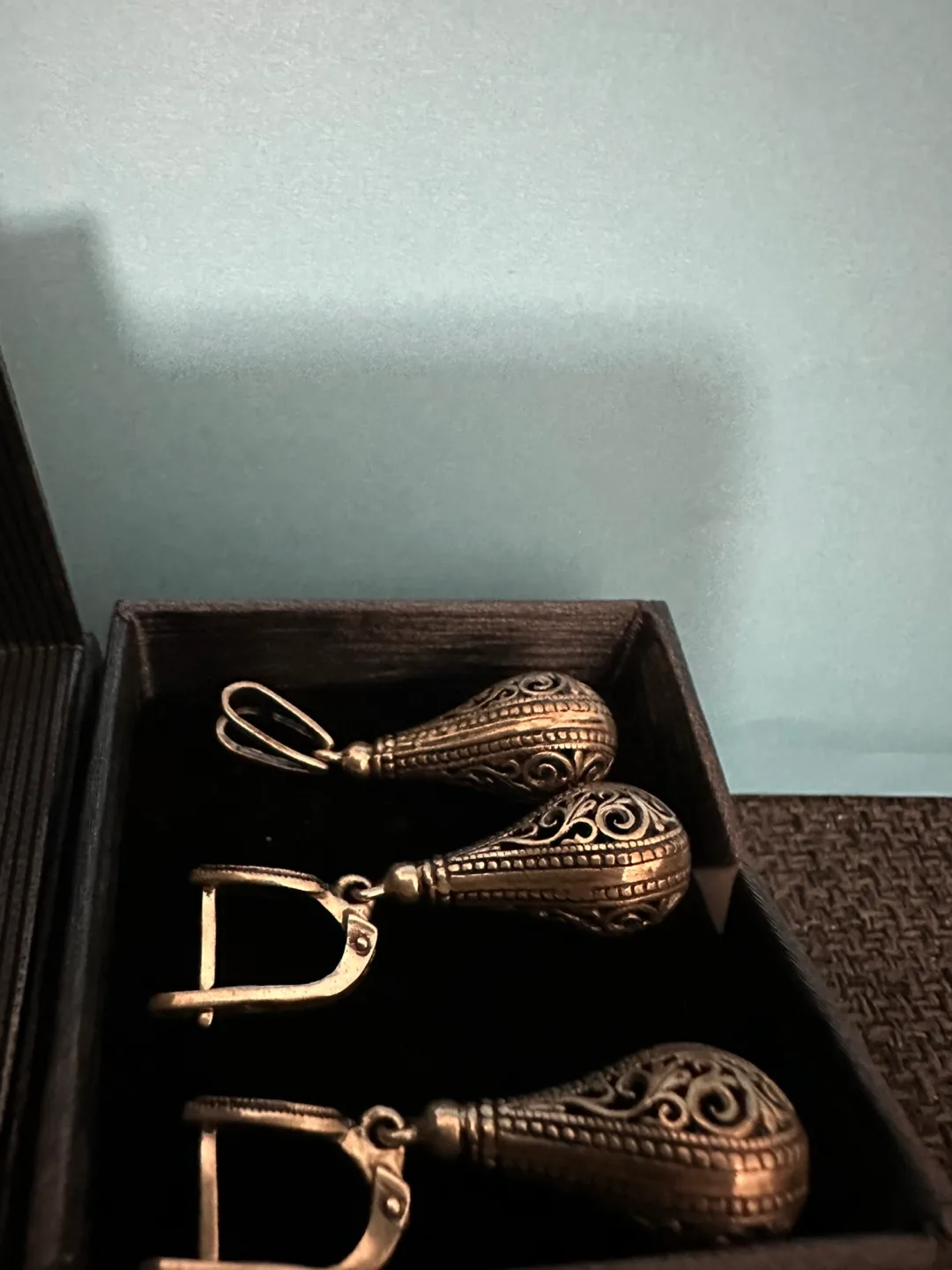 Sterling silver 925 Earrings and pendant image indicator(2)