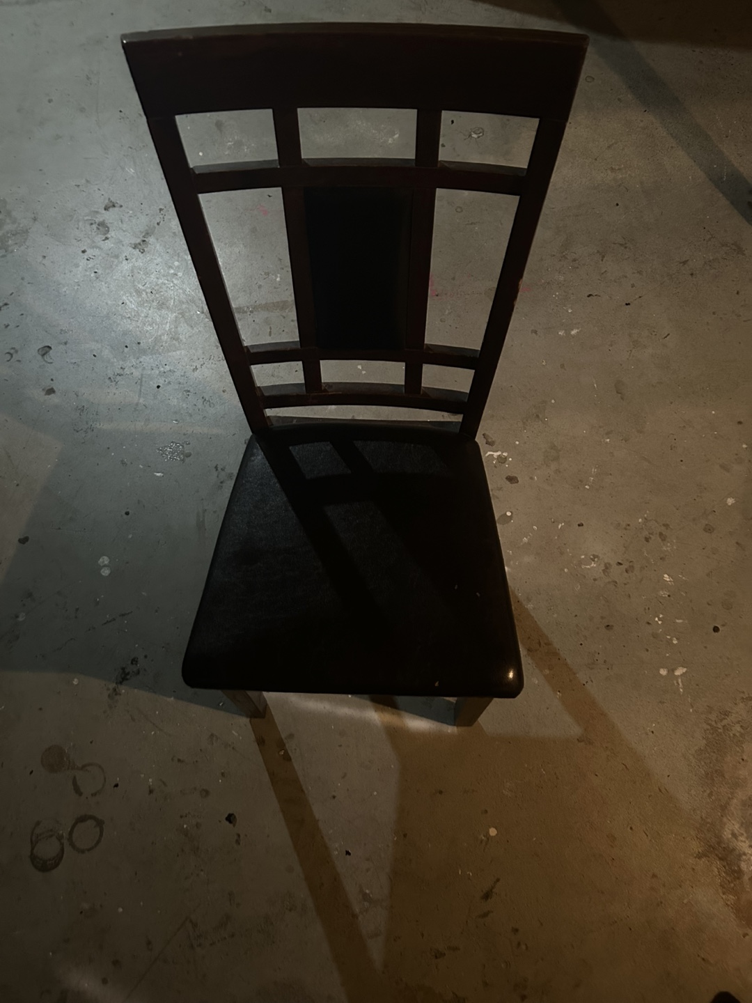 Wooden Chair with Padded Seat
