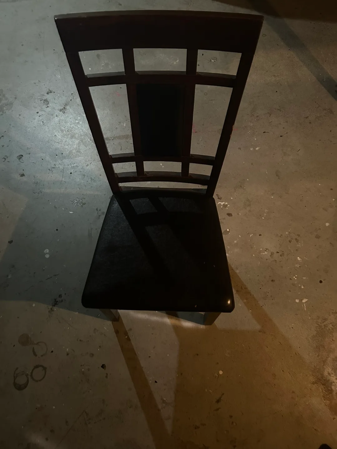Wooden Chair with Padded Seat thumbnail