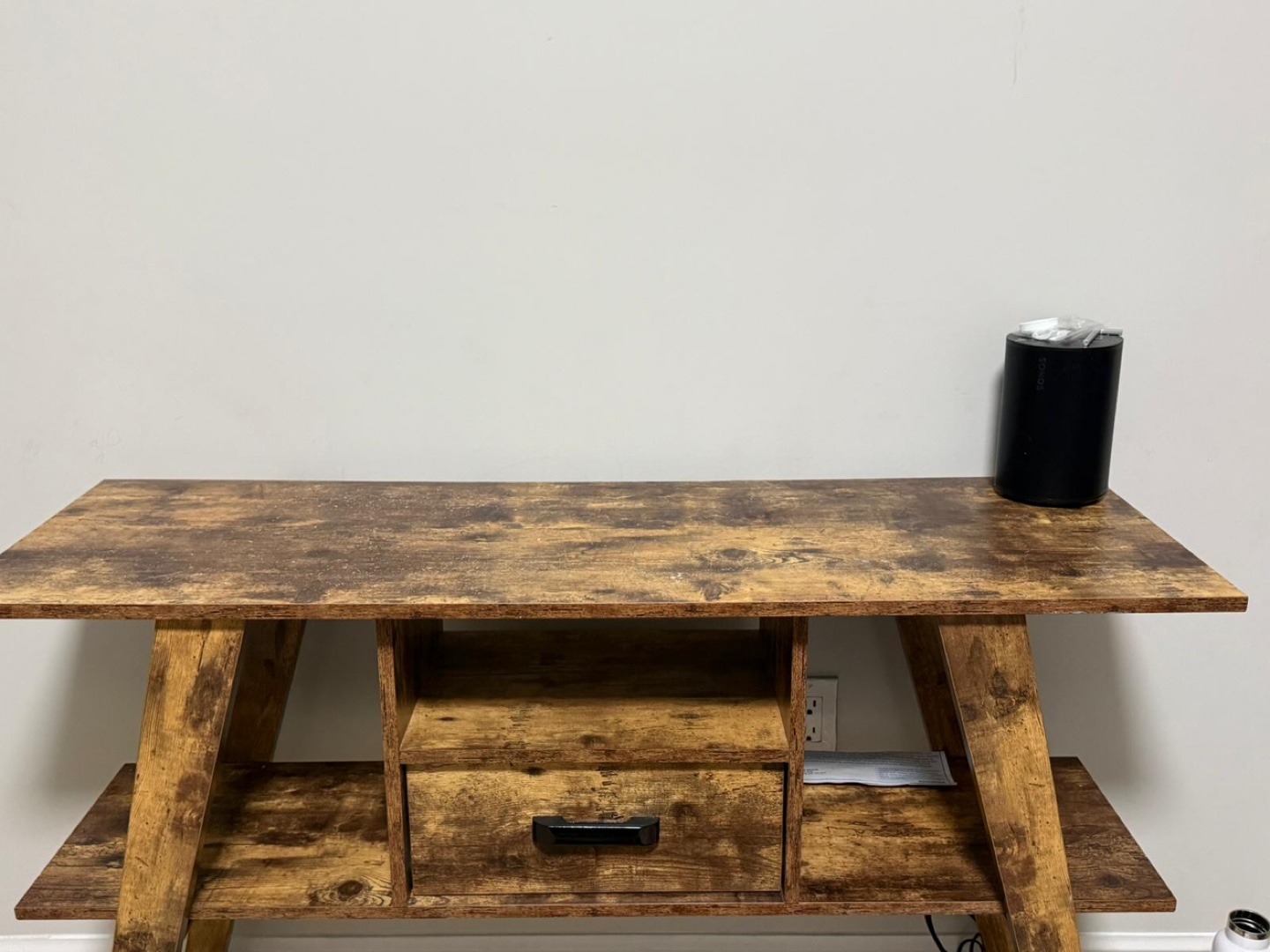 Wooden Media Console Table