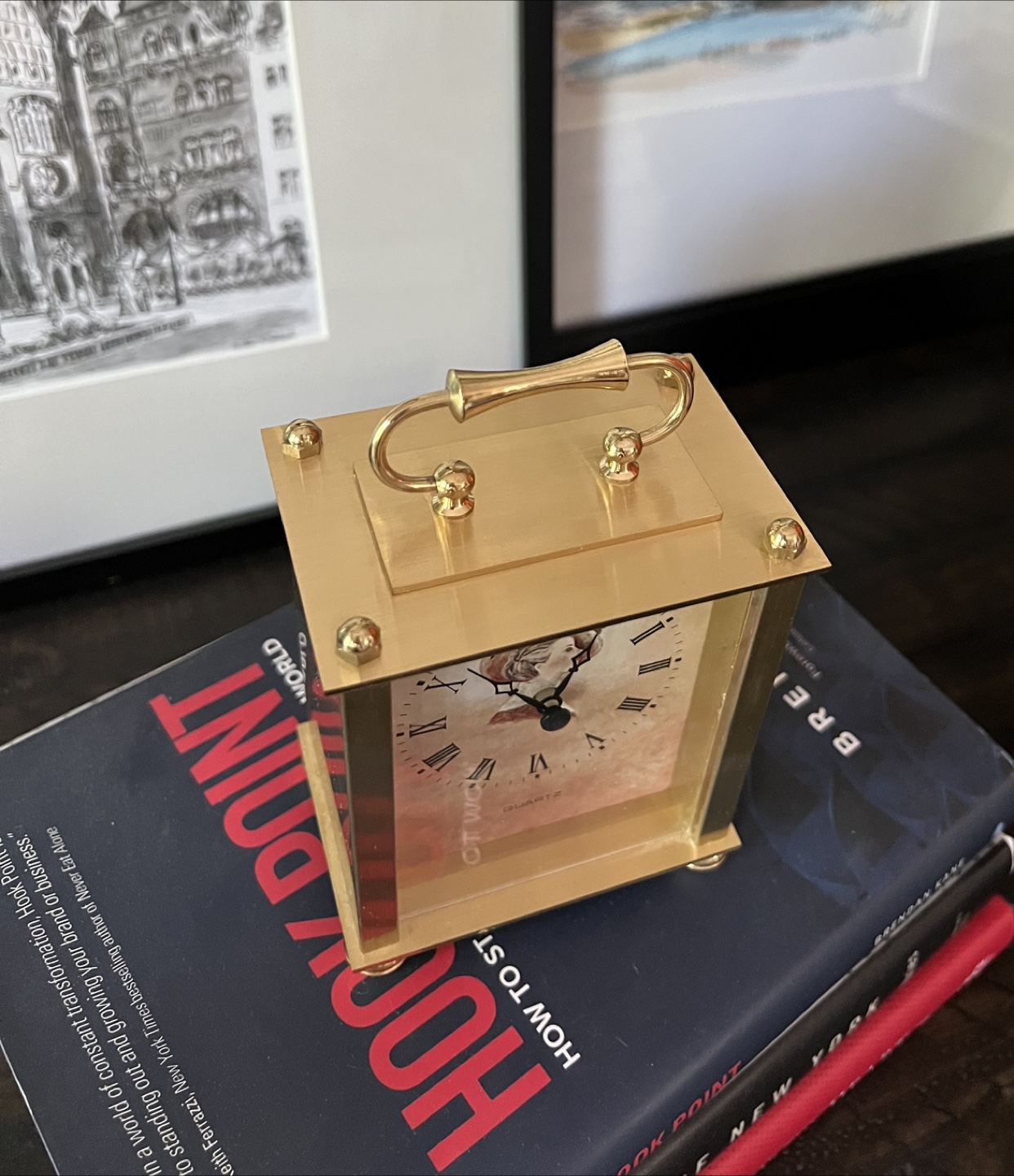Brass Carriage Clock - photo 3
