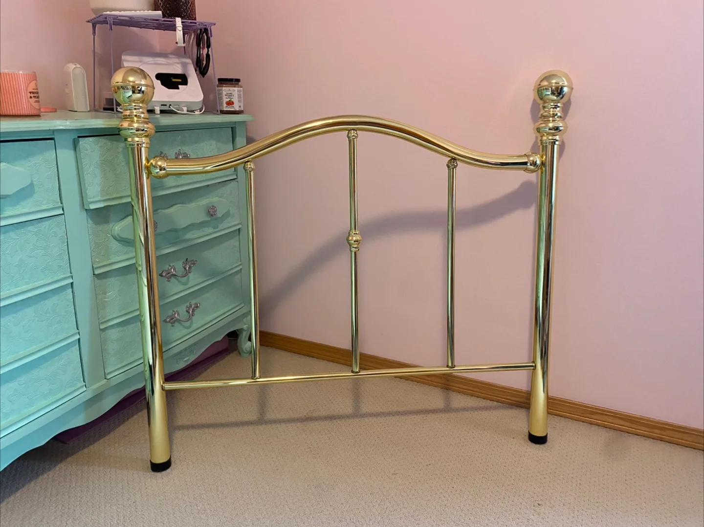 TWIN Brass headboard thumbnail