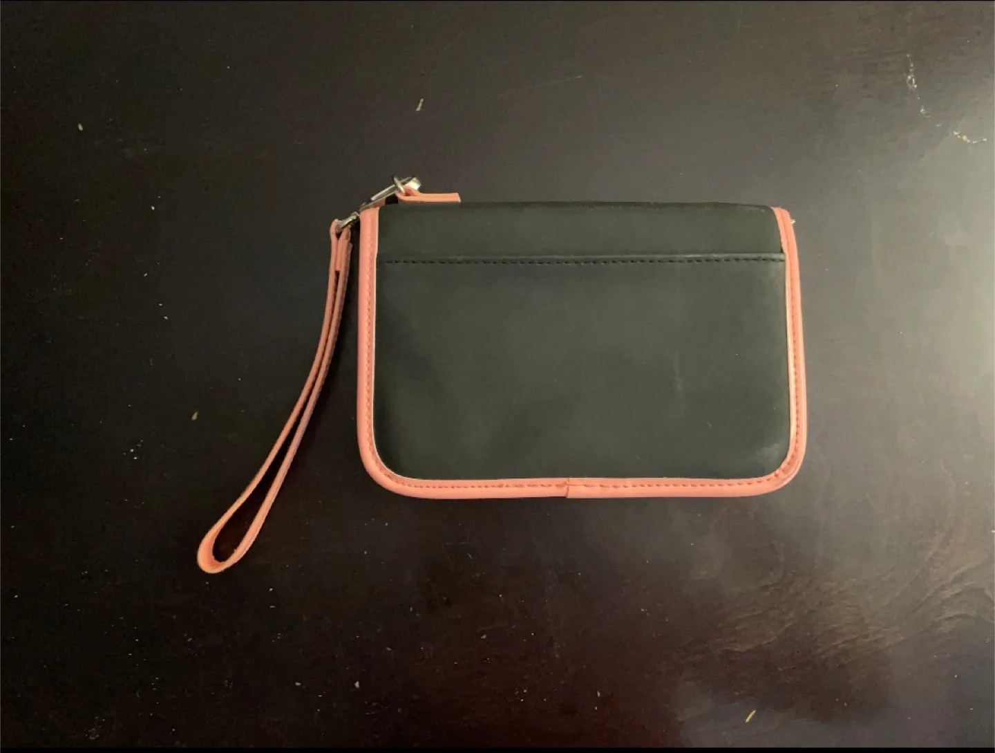 💚 Pink and Black Phone Holder Wallet wristlet image indicator(3)