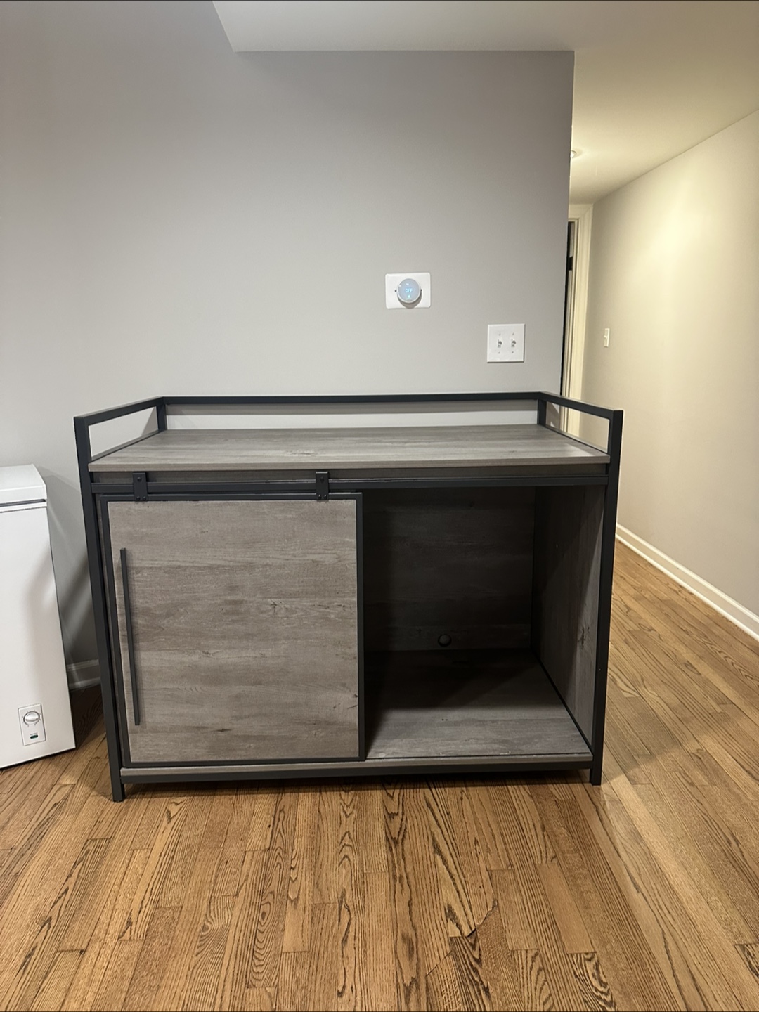 Sliding door farmhouse credenza - houses litter robot 3 - photo 2