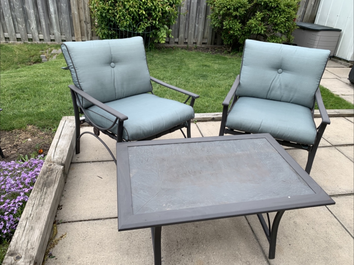 Outdoor Patio Set - Chairs and Table - photo 2