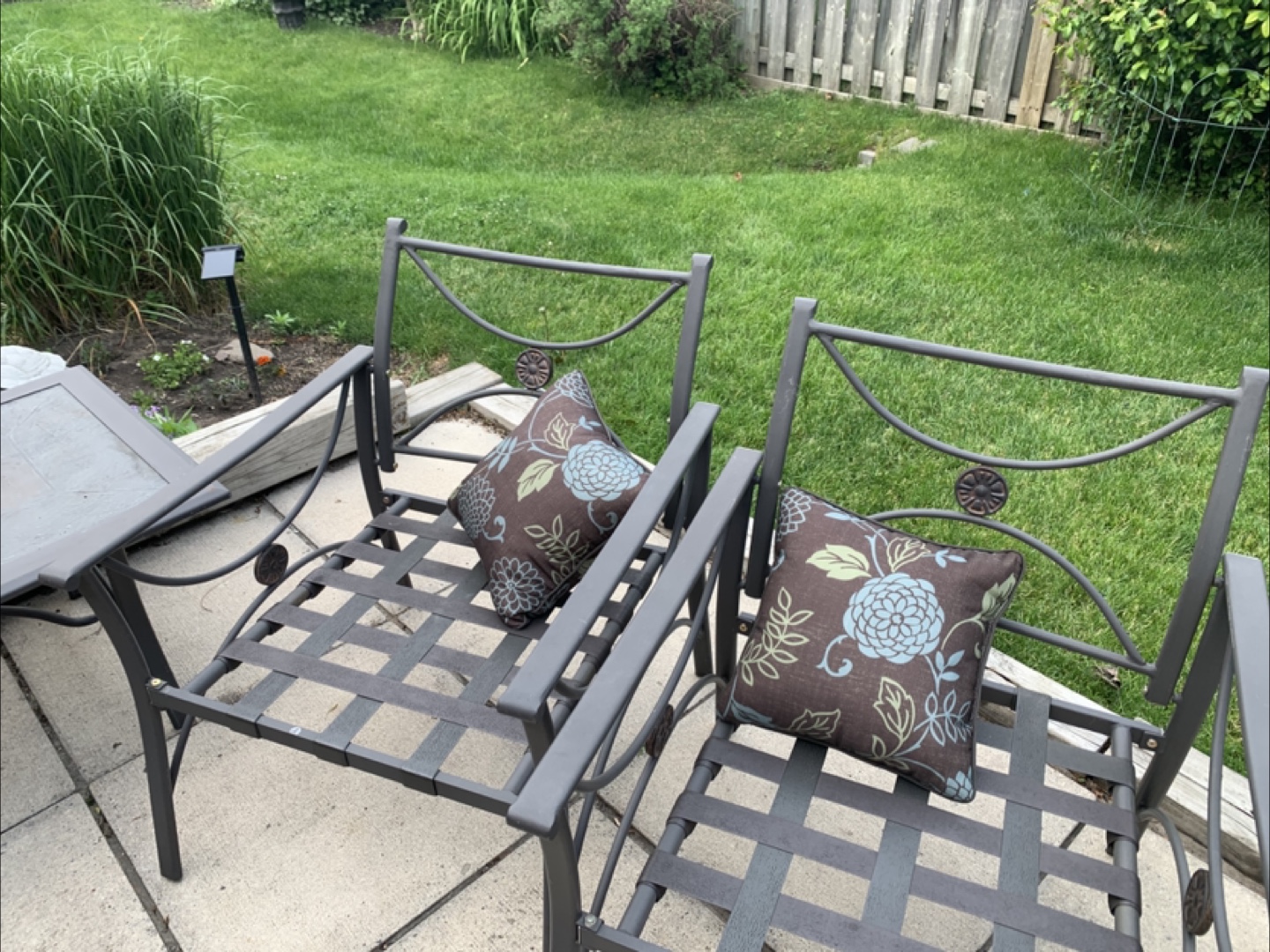 Outdoor Patio Set - Chairs and Table