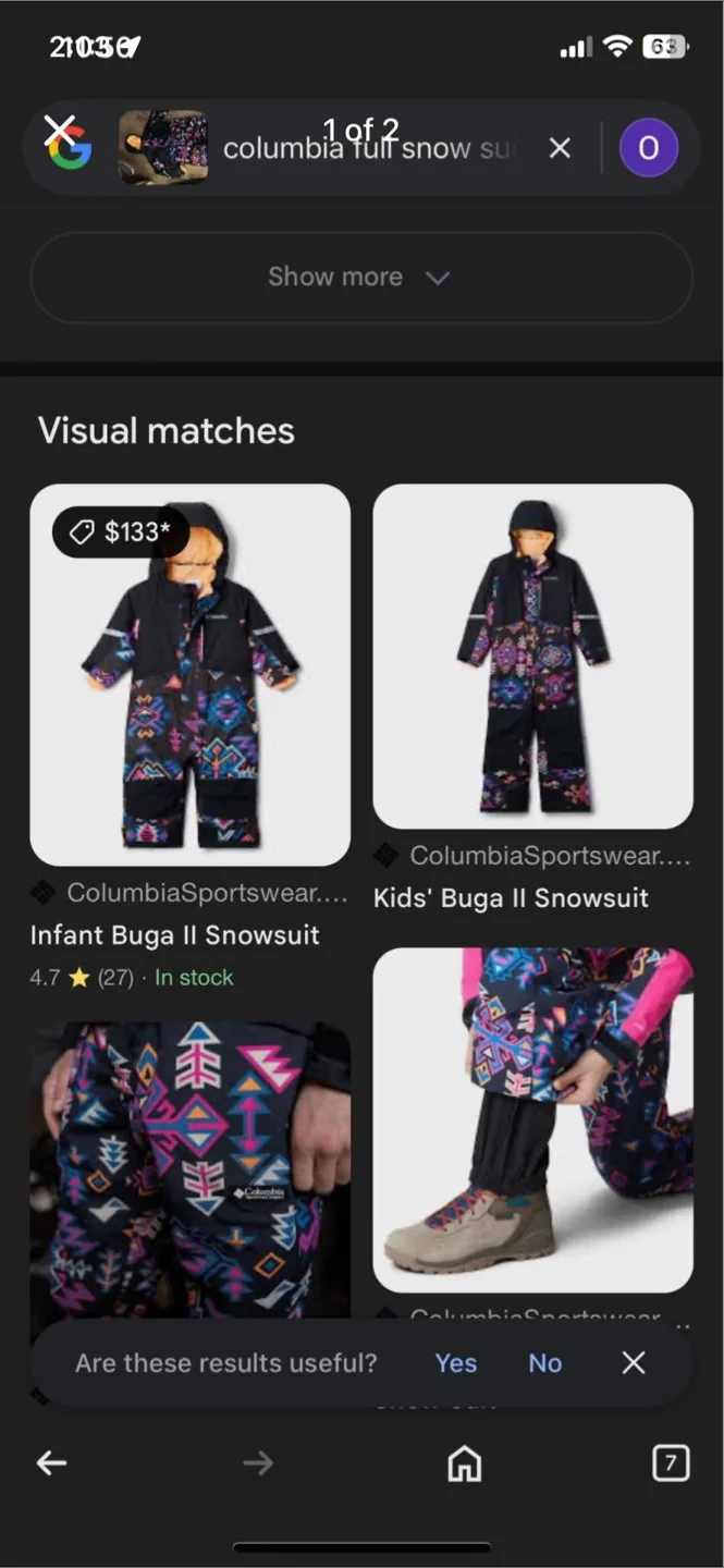 Columbia Winter Snowsuit thumbnail