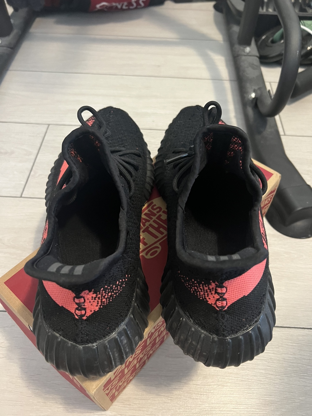 Adidas Yeezy Boost 350 V2 Core Black Red - photo 3
