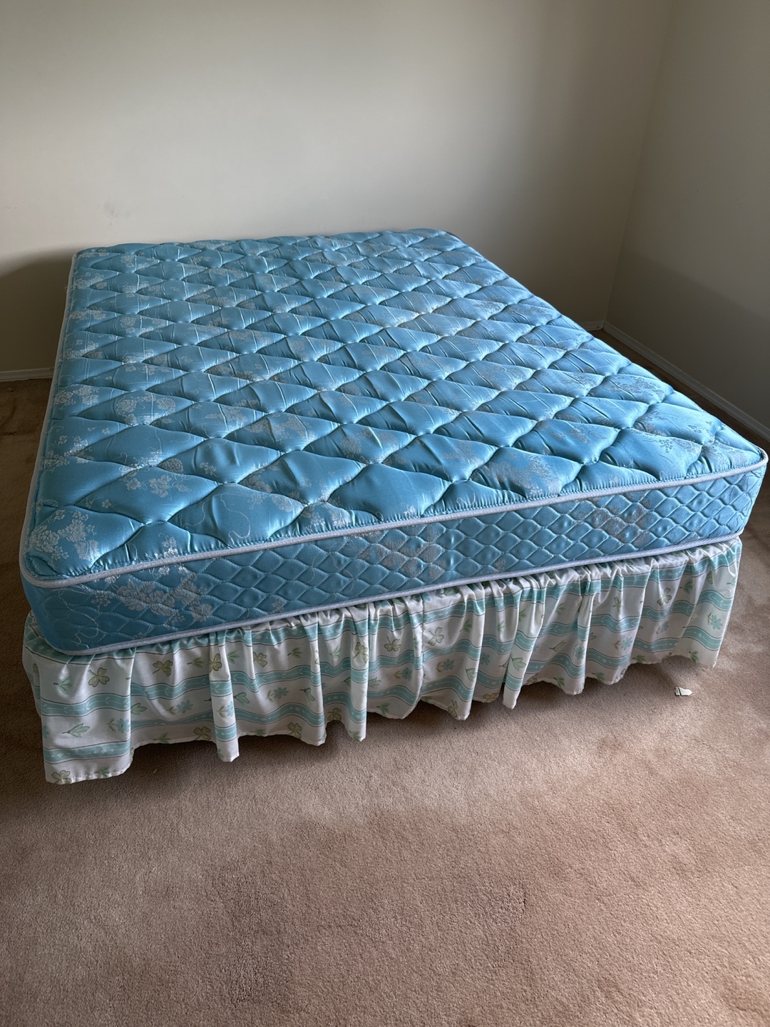 Queen Size Mattress with Box and Steel Frame