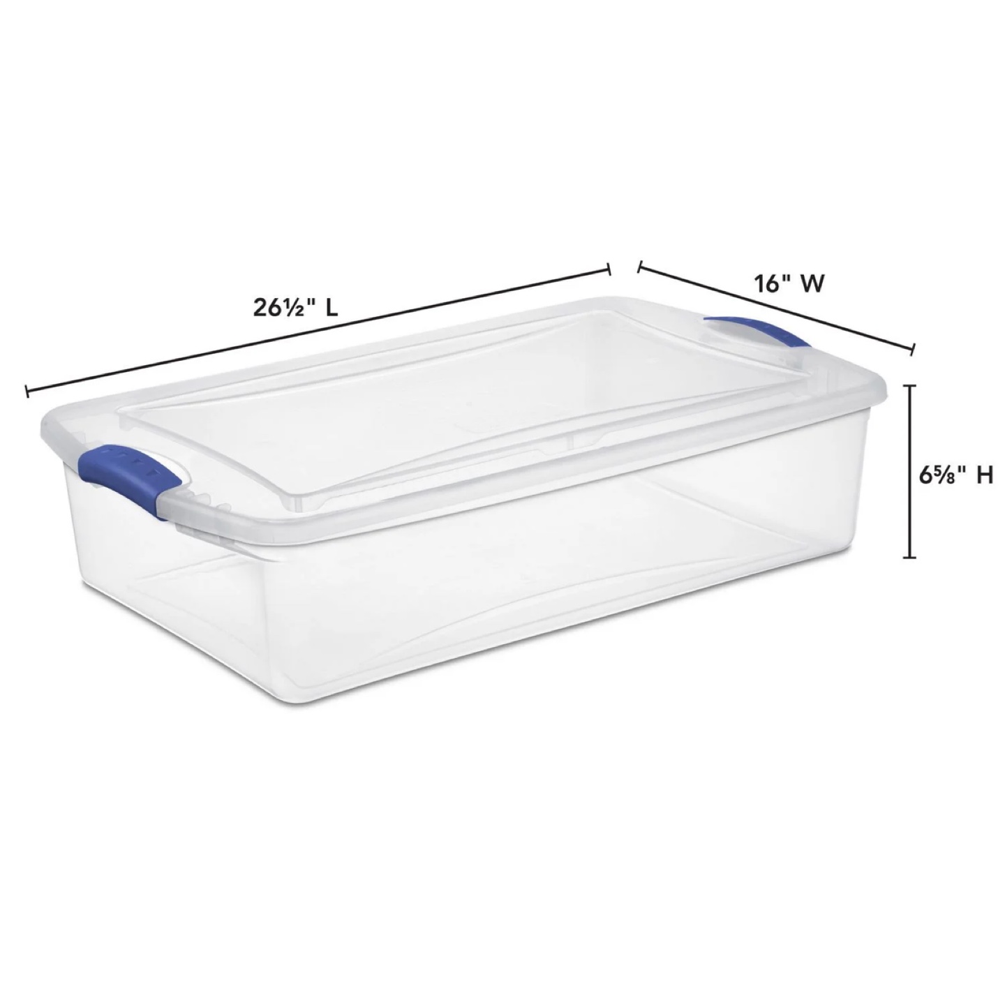 STERILITE 30L Latch Clear Storage Box