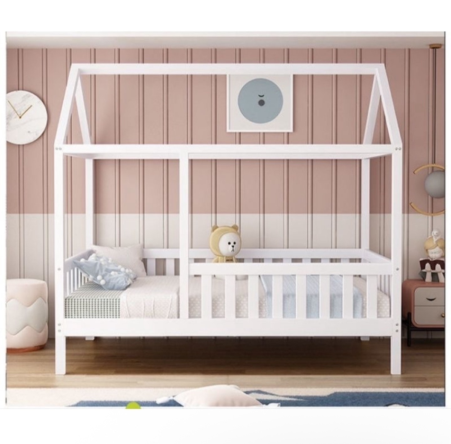 White House Bed Frame (Coco and village coat $500)