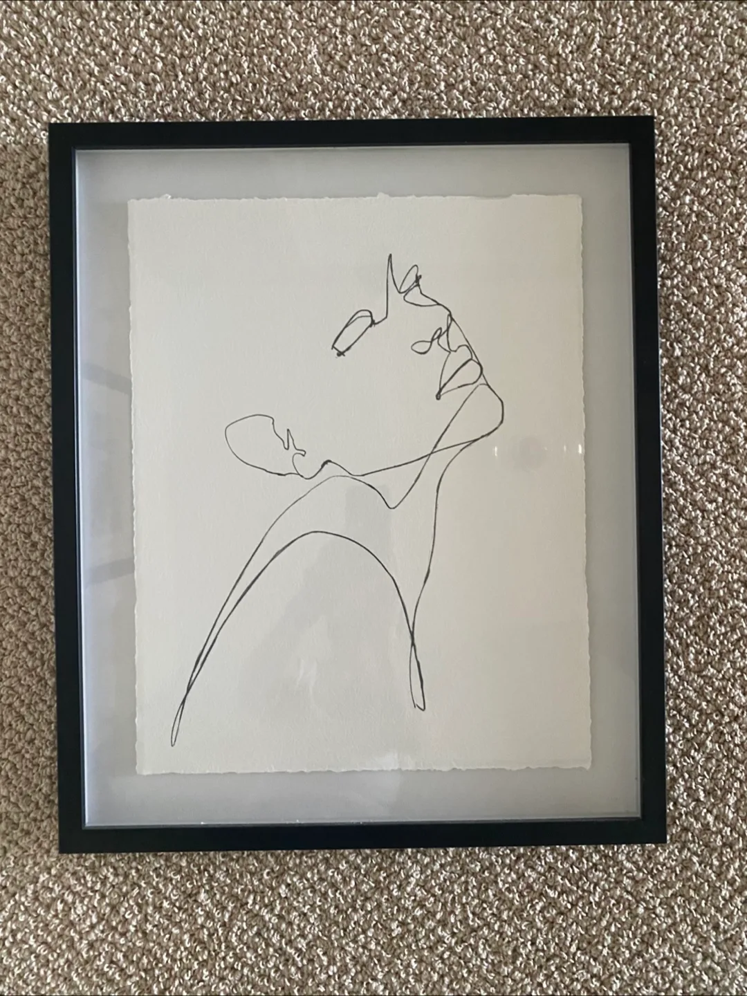 Original Framed Line Art 💚 thumbnail