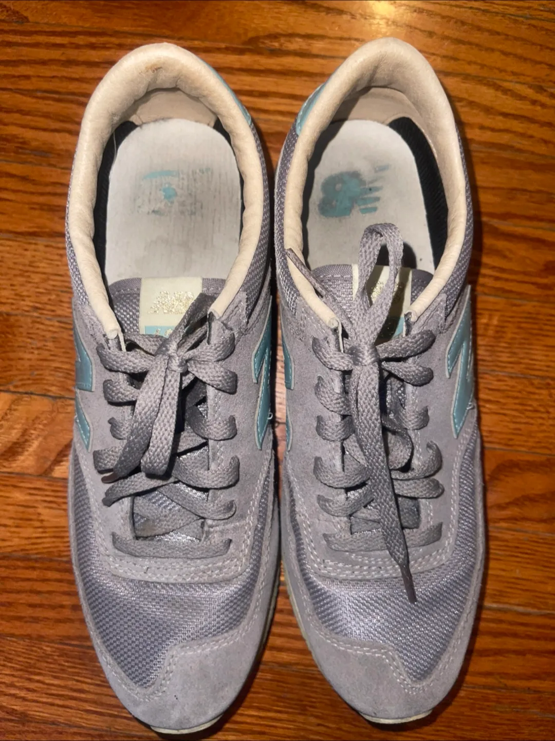 🥕New Balance Gray Sneakers image indicator(4)