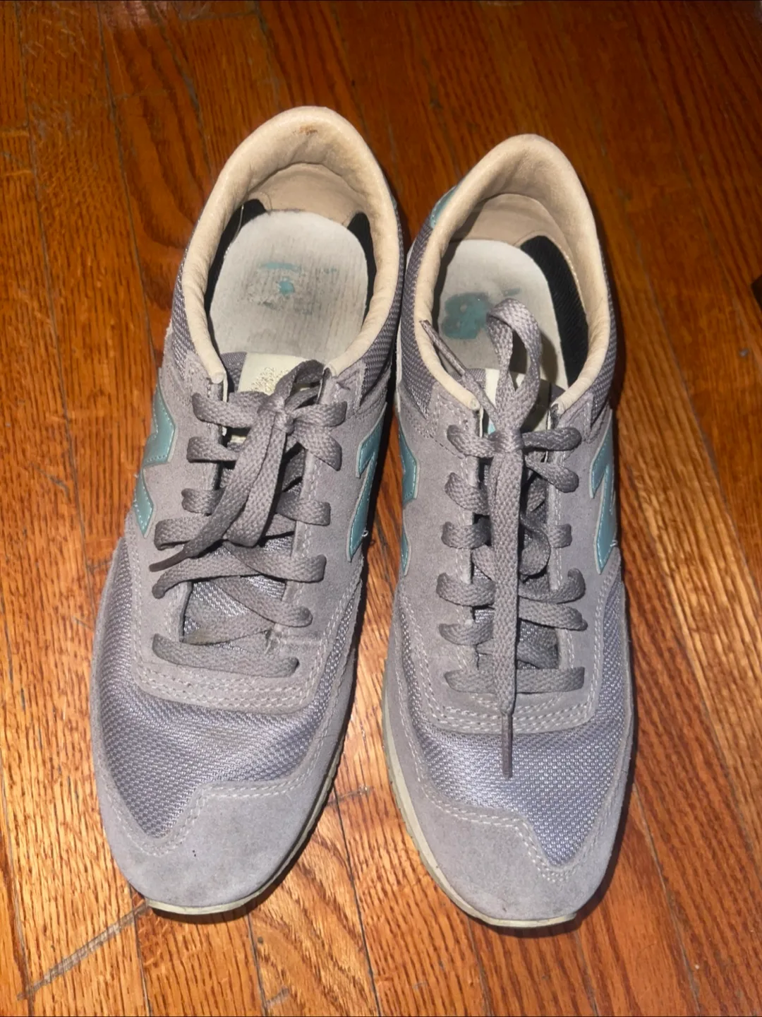 🥕New Balance Gray Sneakers image indicator(3)