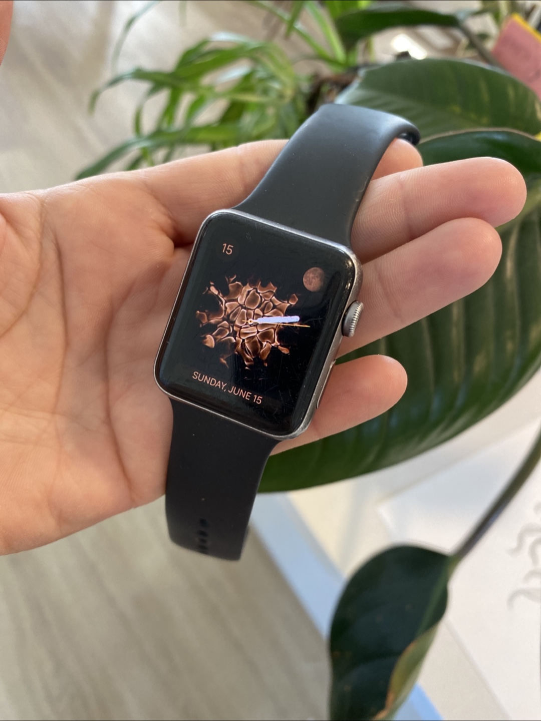 Apple Watch Series 3 with Black Band