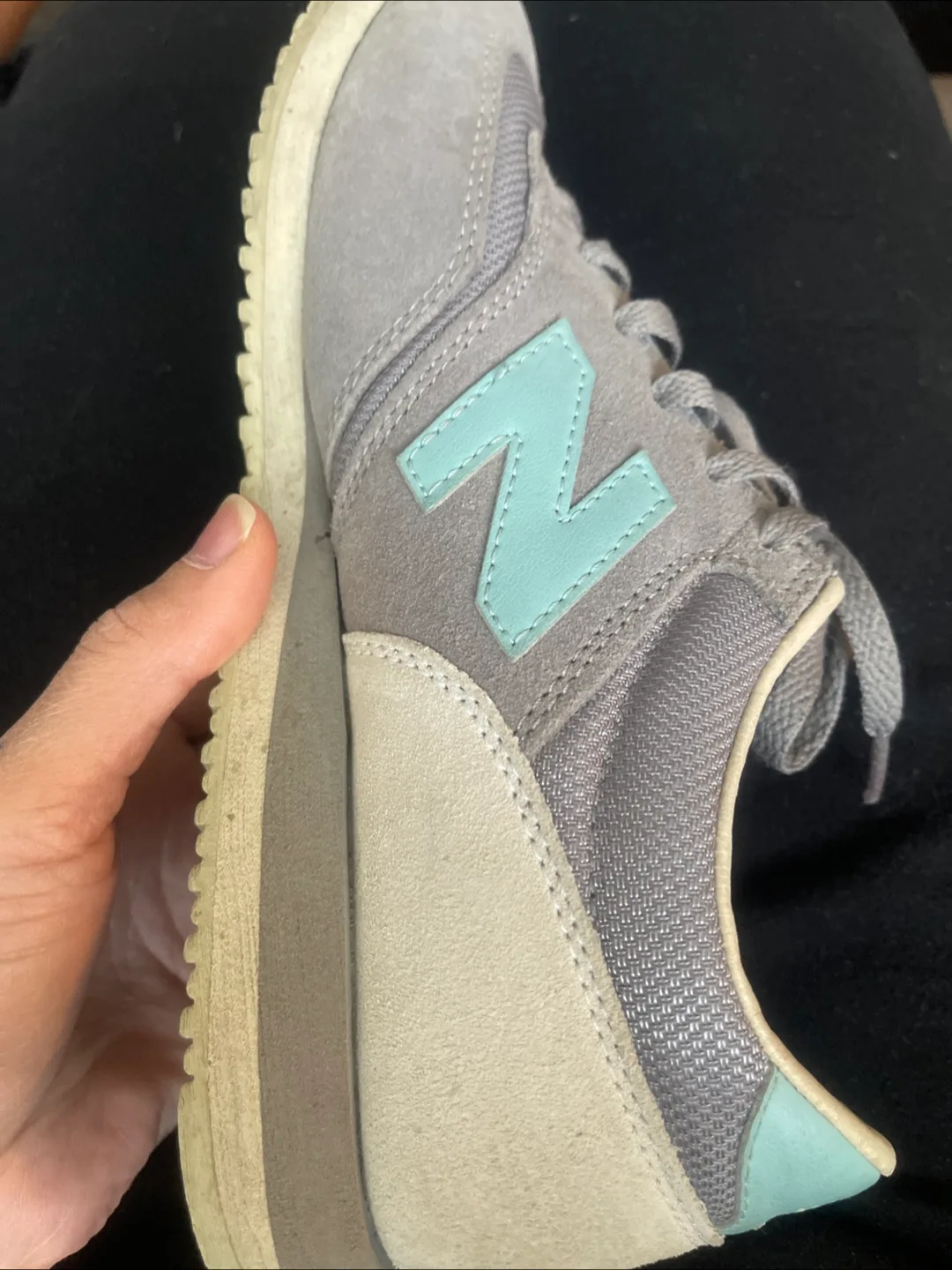 🥕New Balance Gray Sneakers image indicator(8)