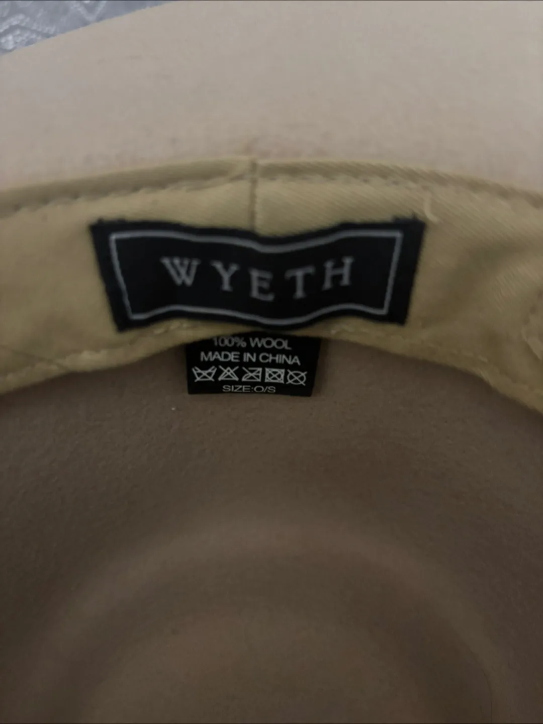 Wyeth Beige Fedora Hat image indicator(2)