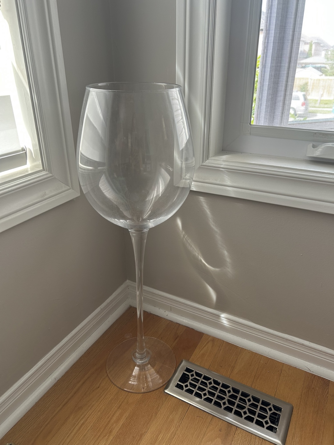 Large Floor Decor Wine Glass