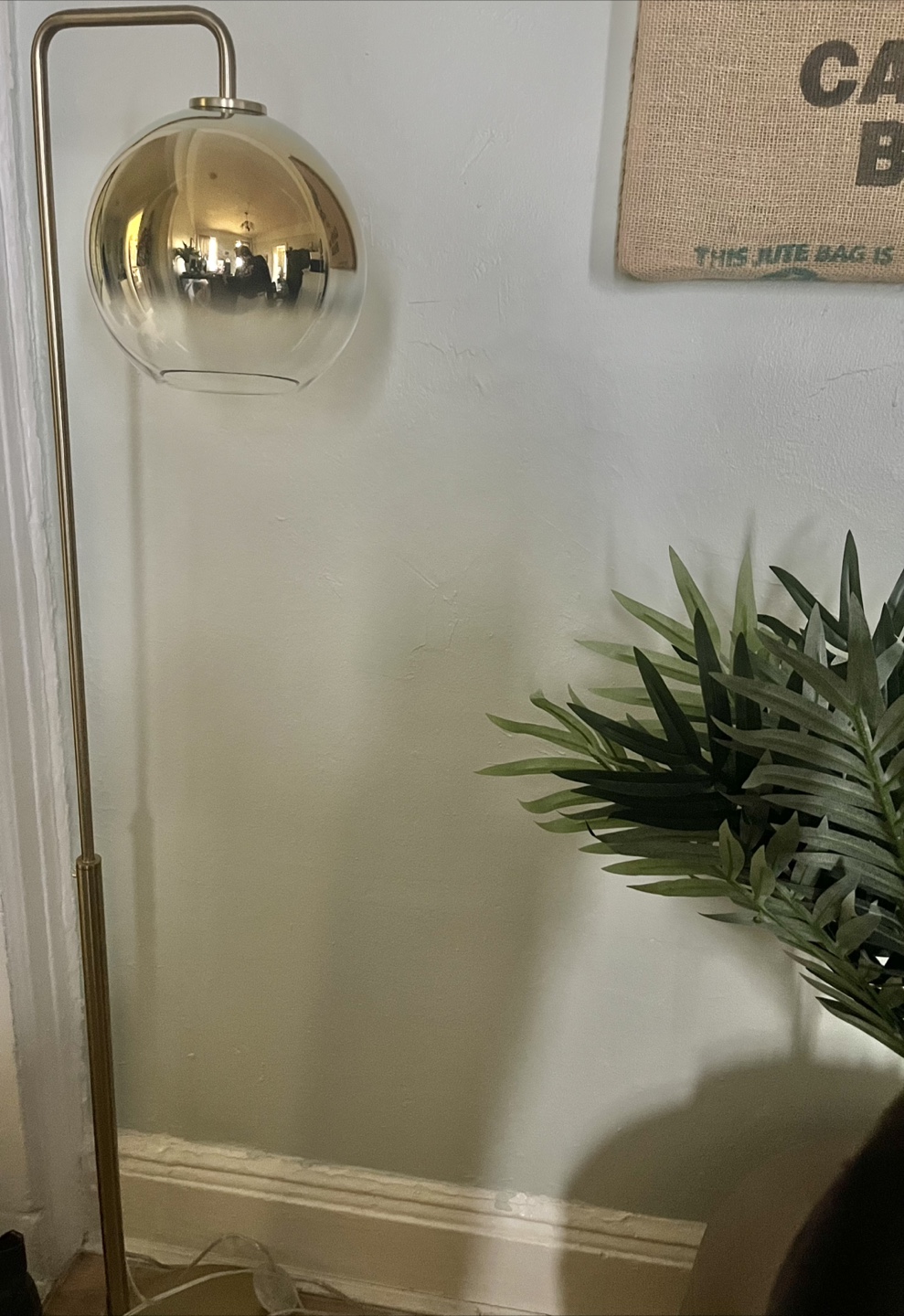 West elm Gold ombré Lamp