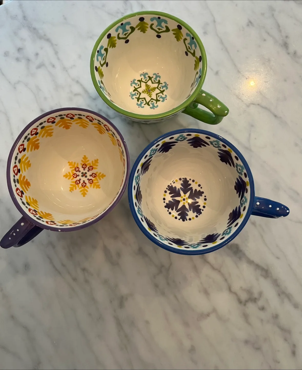 Set of Decorative Ceramic Cups 🥕 image indicator(2)