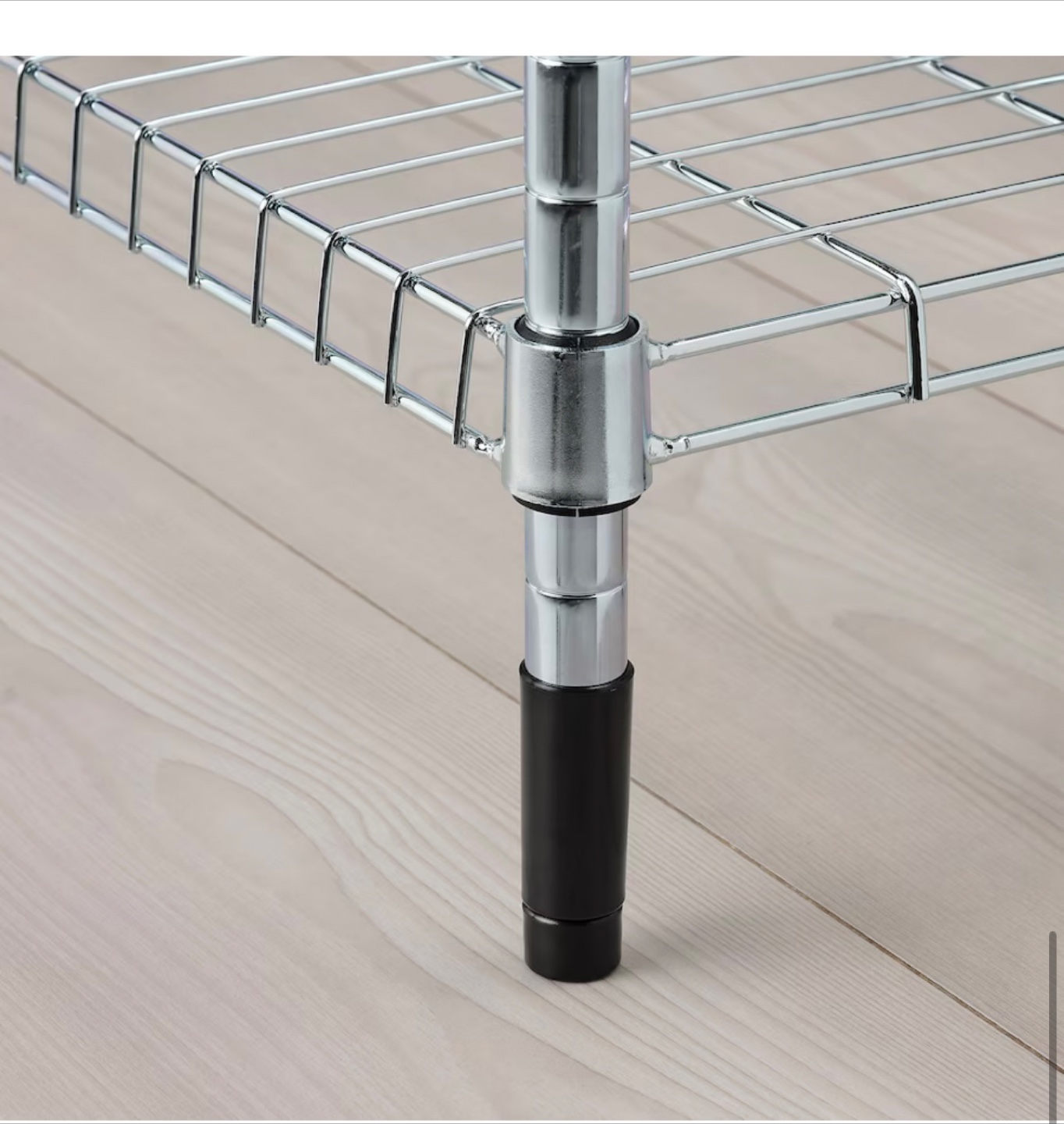 Silver Metal Shelving Unit - photo 4