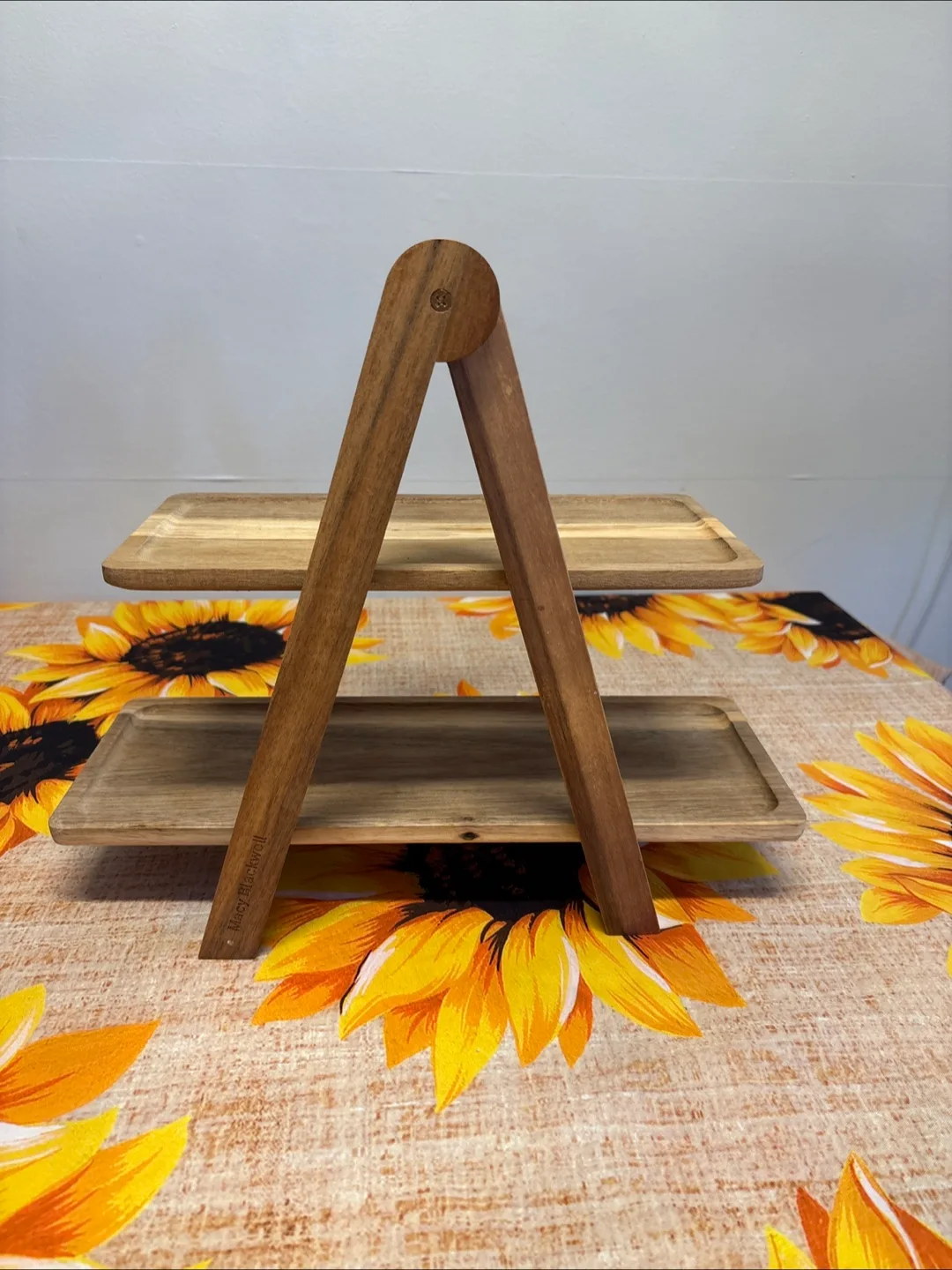 Wooden Two Tiered Tray thumbnail