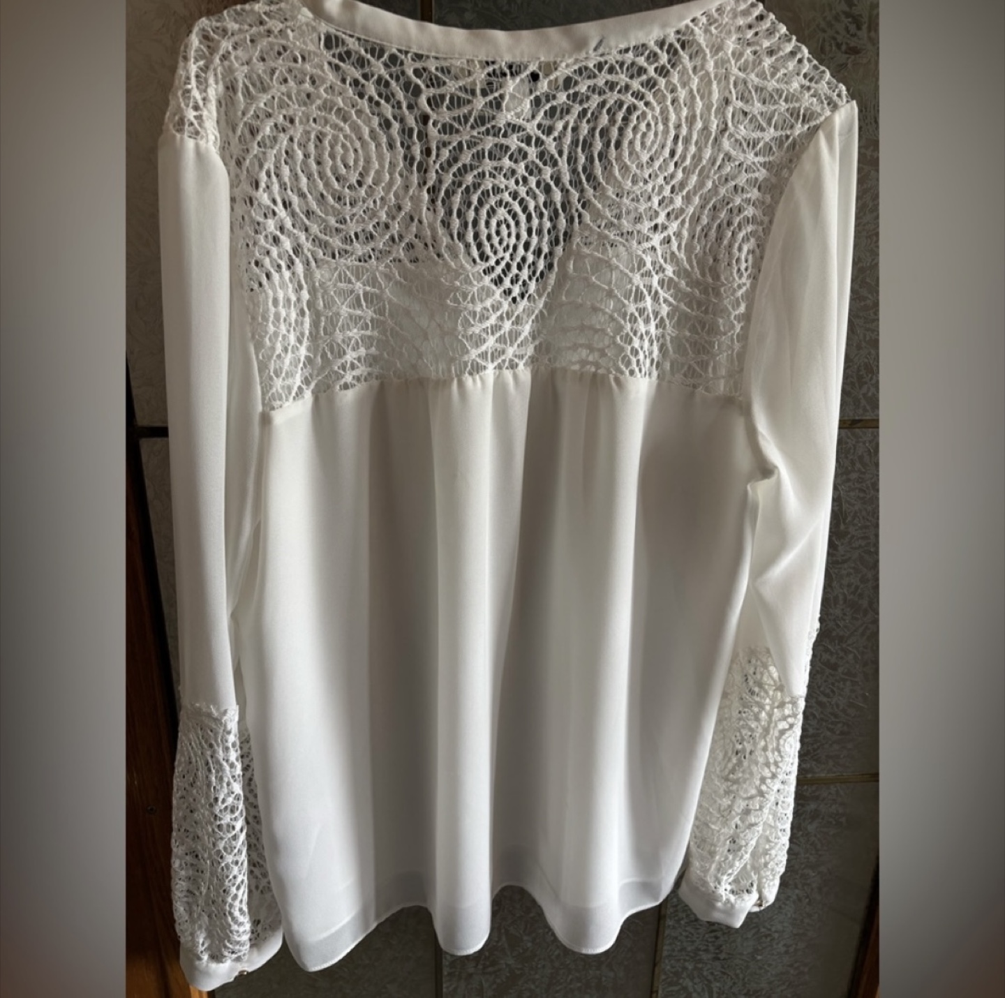 EVER NEW White Lace Blouse - photo 3
