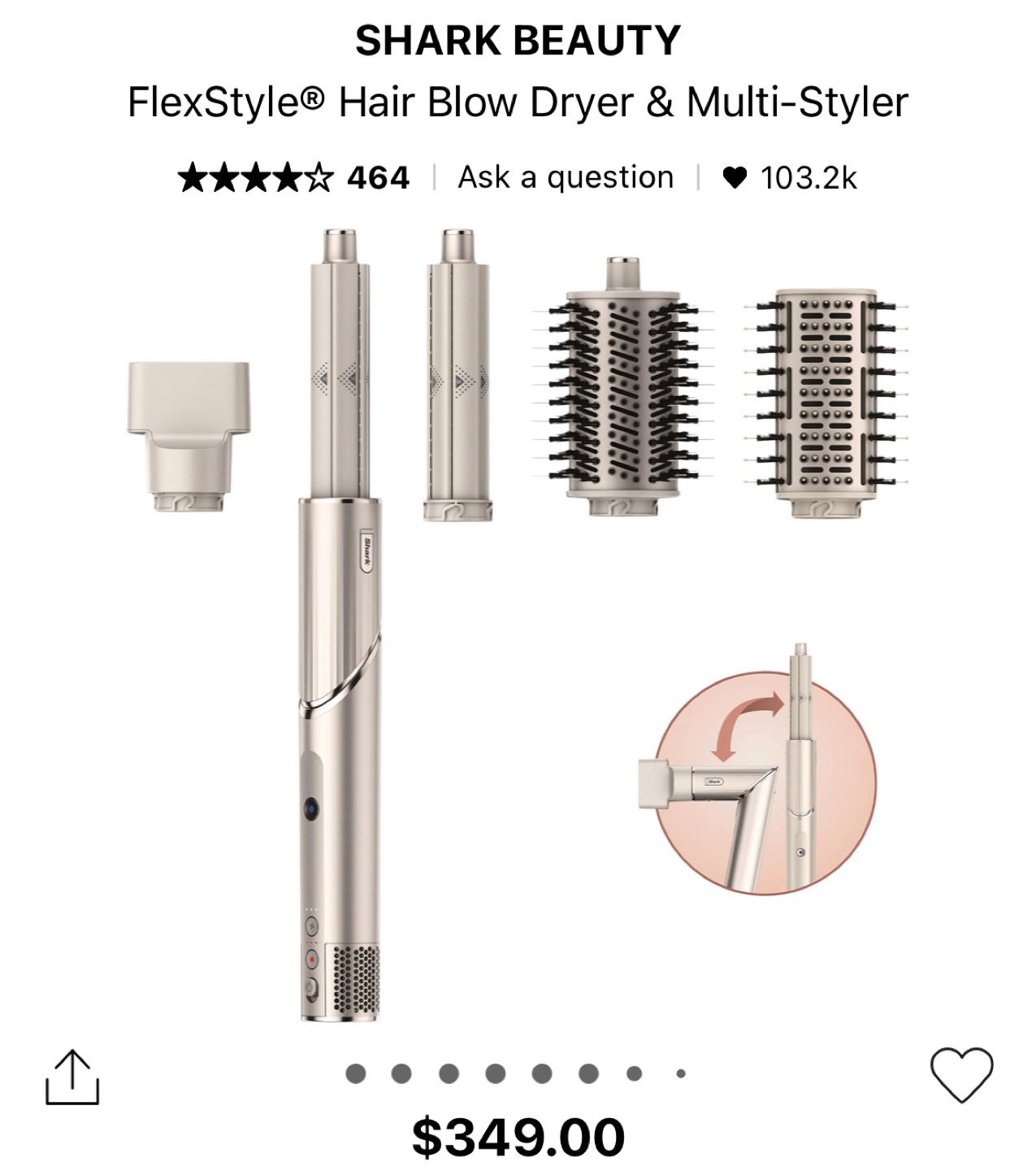 Shark Beauty FlexStyle Air Styling & Drying System - photo 2