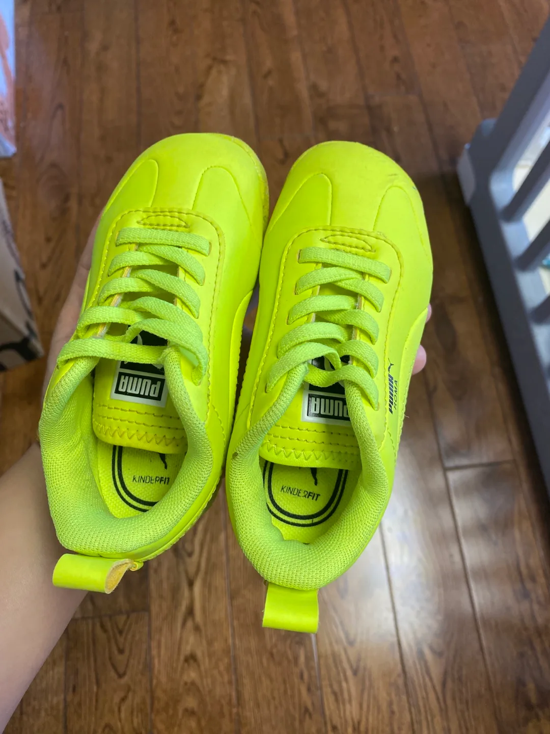 Bright Yellow Kids' Sneakers thumbnail