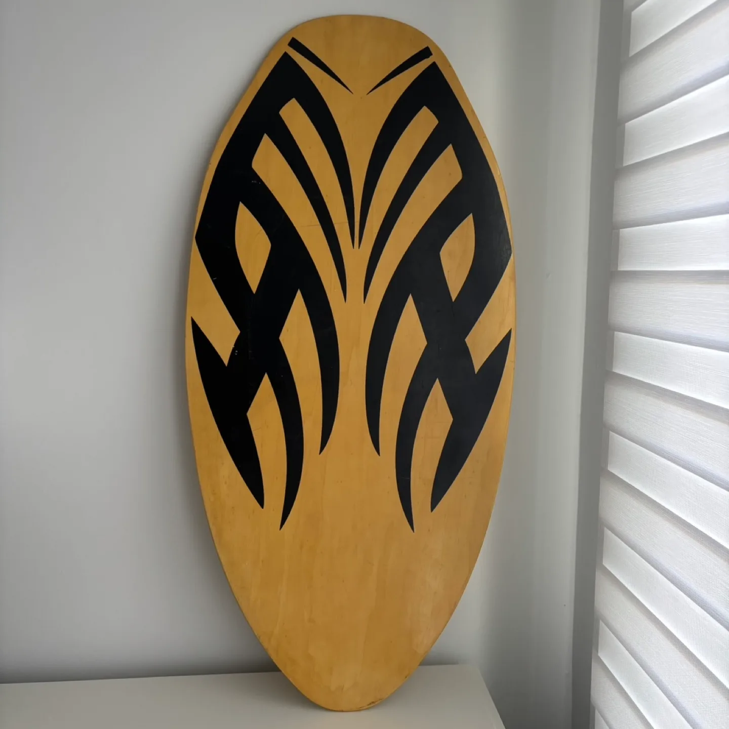Tribal Wooden Skim Board thumbnail