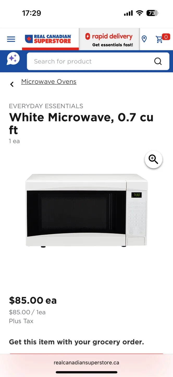 White Microwave Oven image indicator(4)