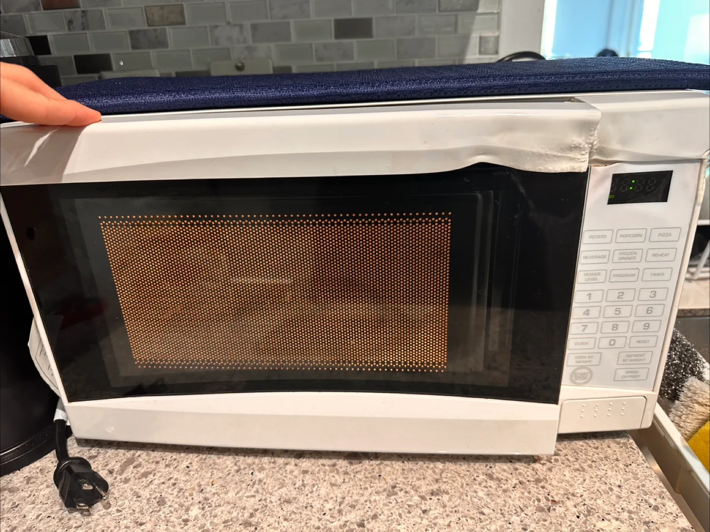 White Microwave Oven image indicator(2)