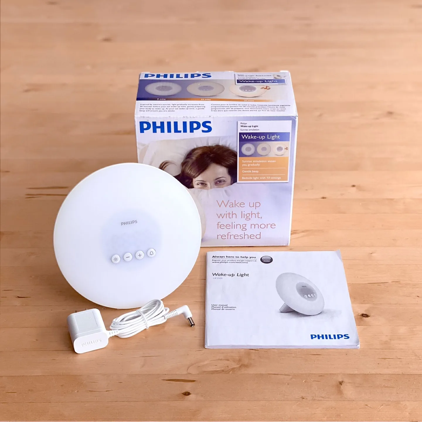 Philips Wake-up Light Sunrise Simulation HF3500 image indicator(2)