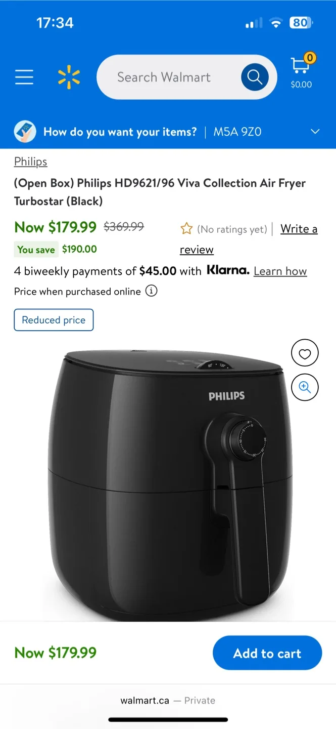 Philips Air Fryer - Excellent Condition thumbnail
