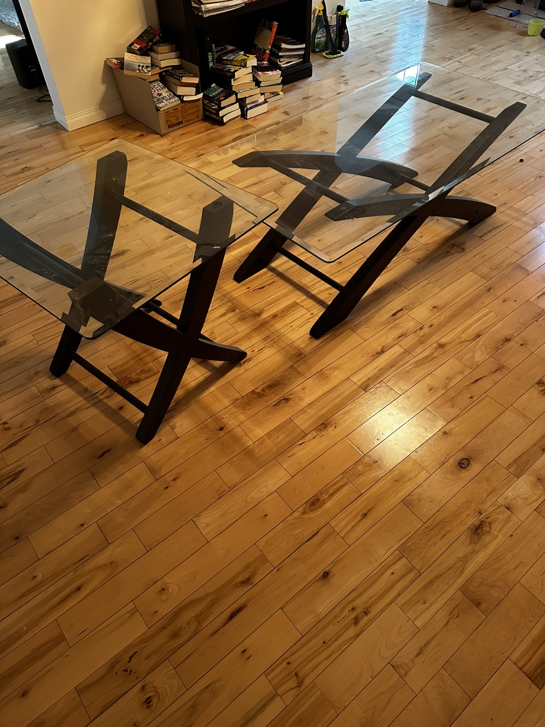 Coffee Table glass and End Tables - photo 2