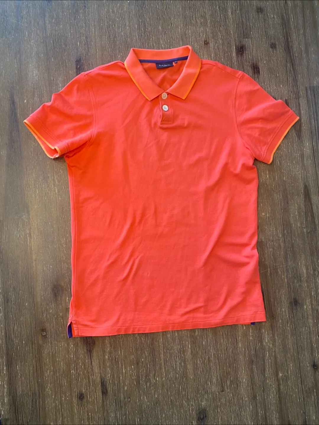 Paul Smith Orange Polo Shirt - Size Small thumbnail
