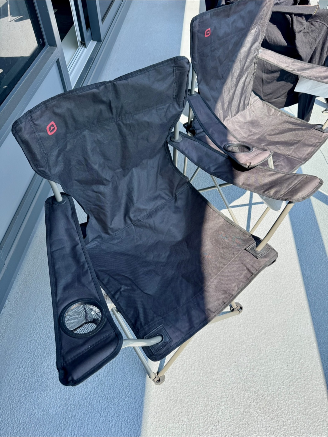 2 pieces of Wide Back Folding Camping Quad Chair
