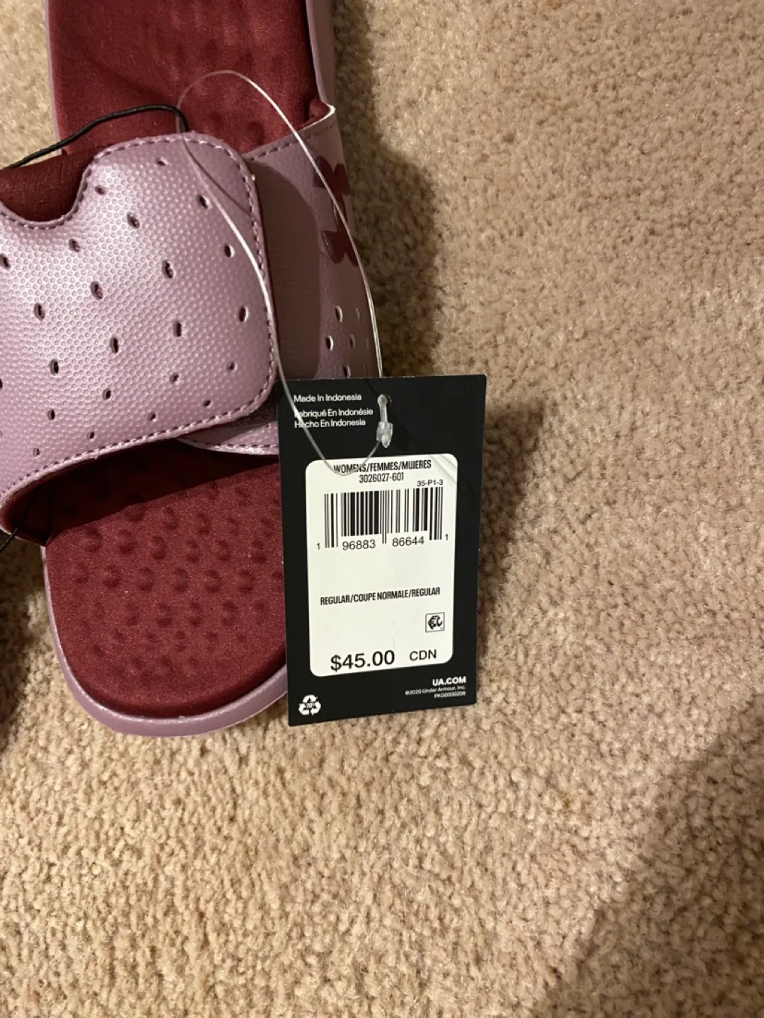 Under Armour Slides women’s - New with Tags image indicator(2)