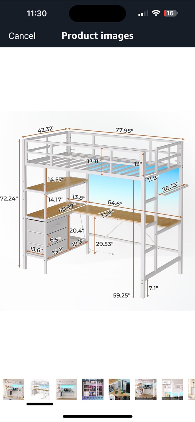 FOR SALE: Loft Bed – Great Condition! - photo 2