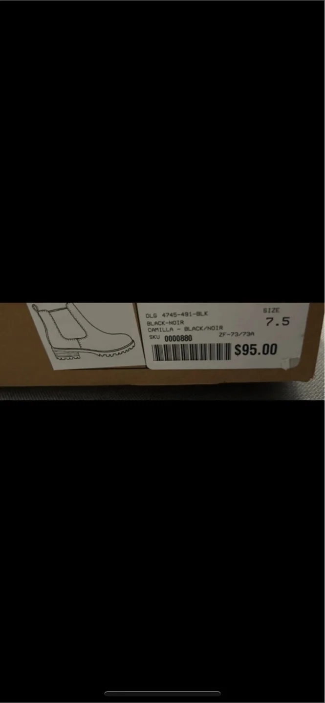 DLG Black Ankle Boots - Size 7.5 image indicator(4)