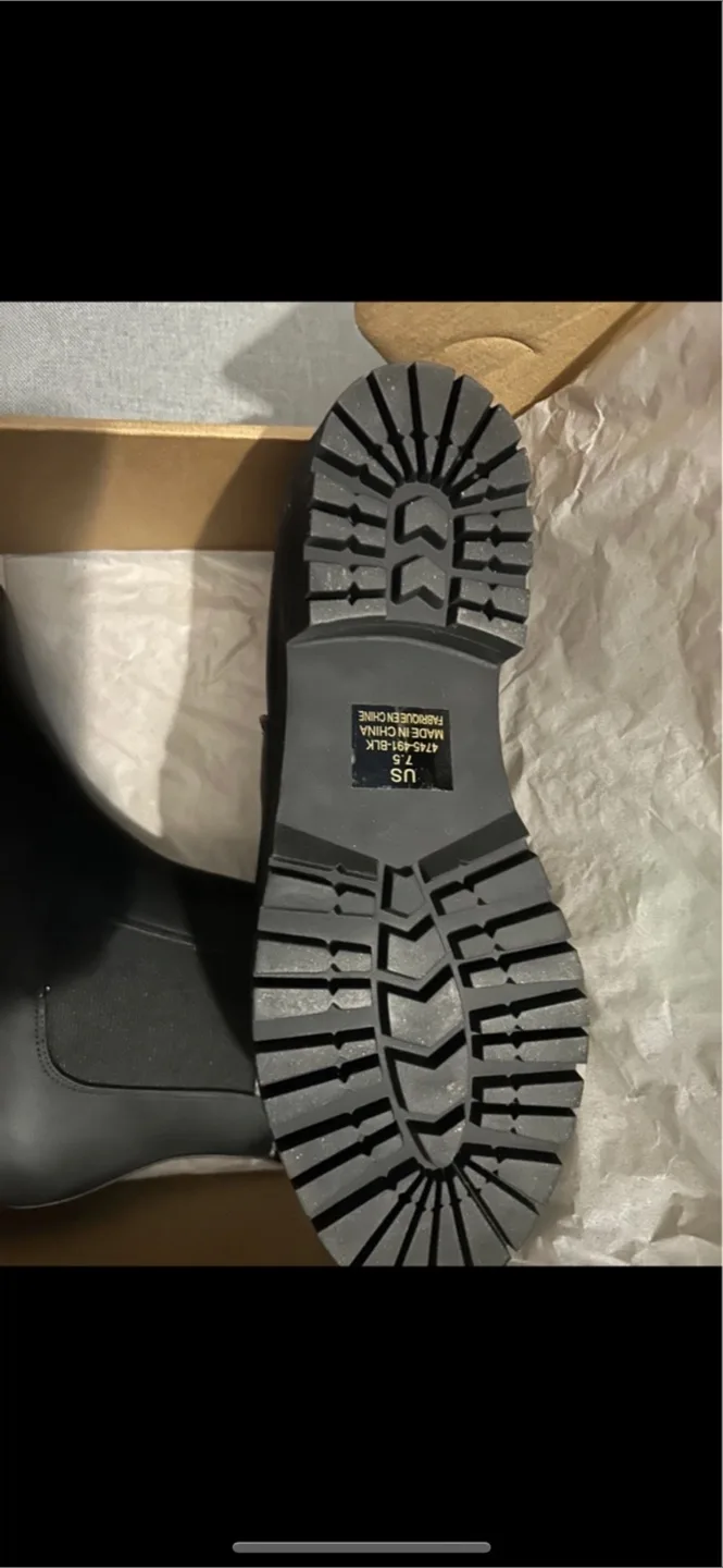 DLG Black Ankle Boots - Size 7.5 image indicator(2)