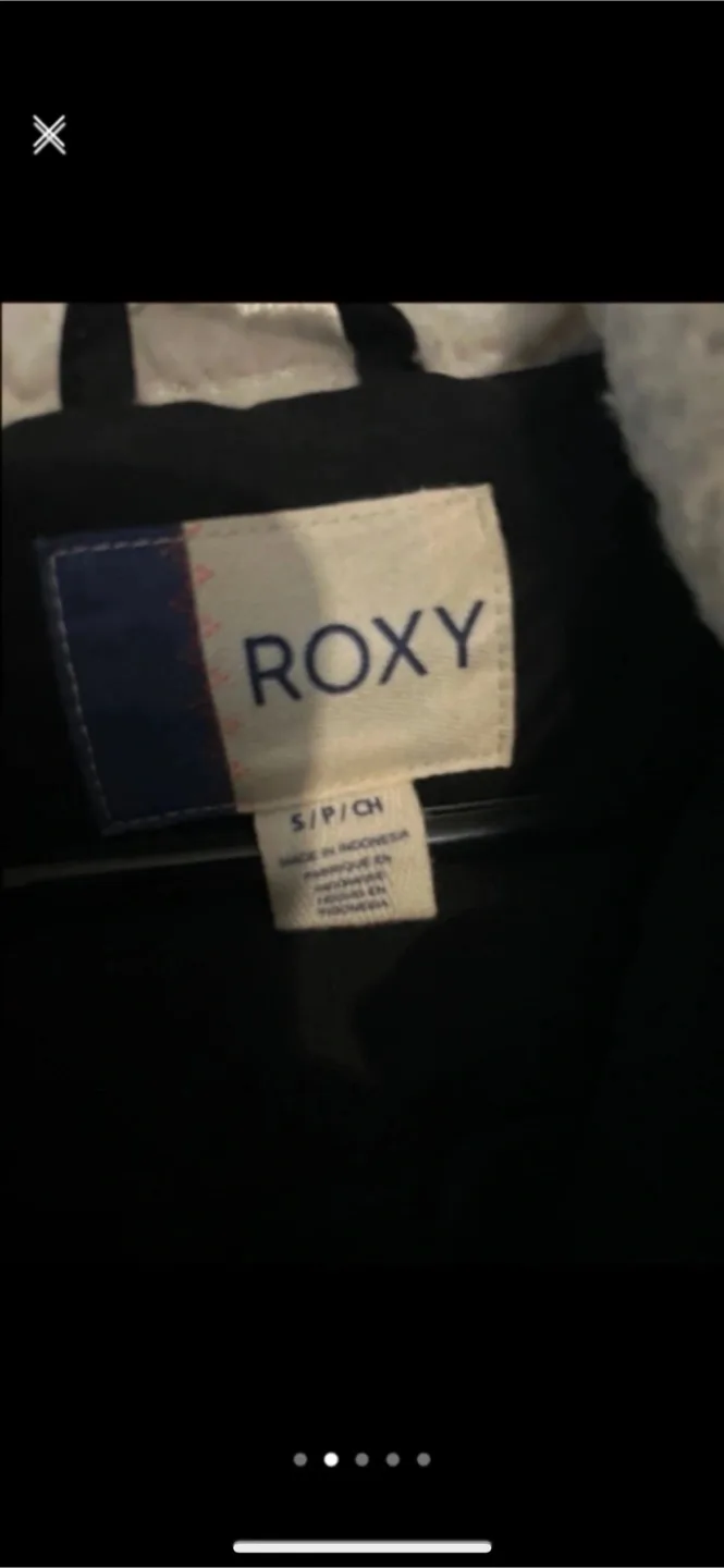 Roxy Black Winter Jacket with Hood image indicator(2)