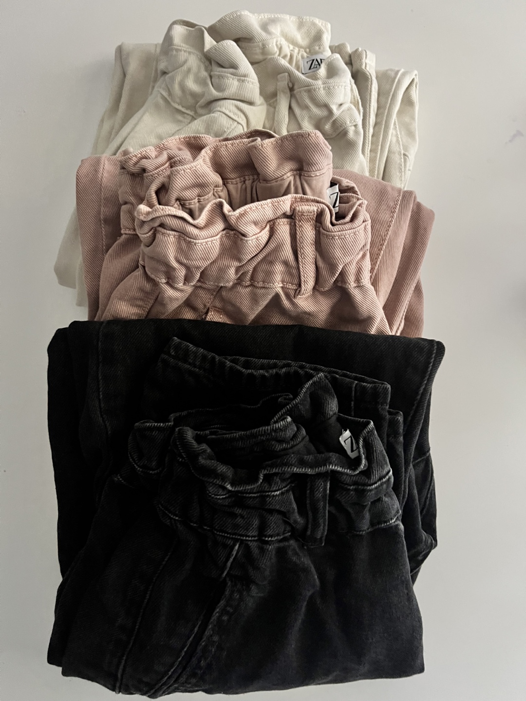 Zara High Waisted Pants, Bundle of 3